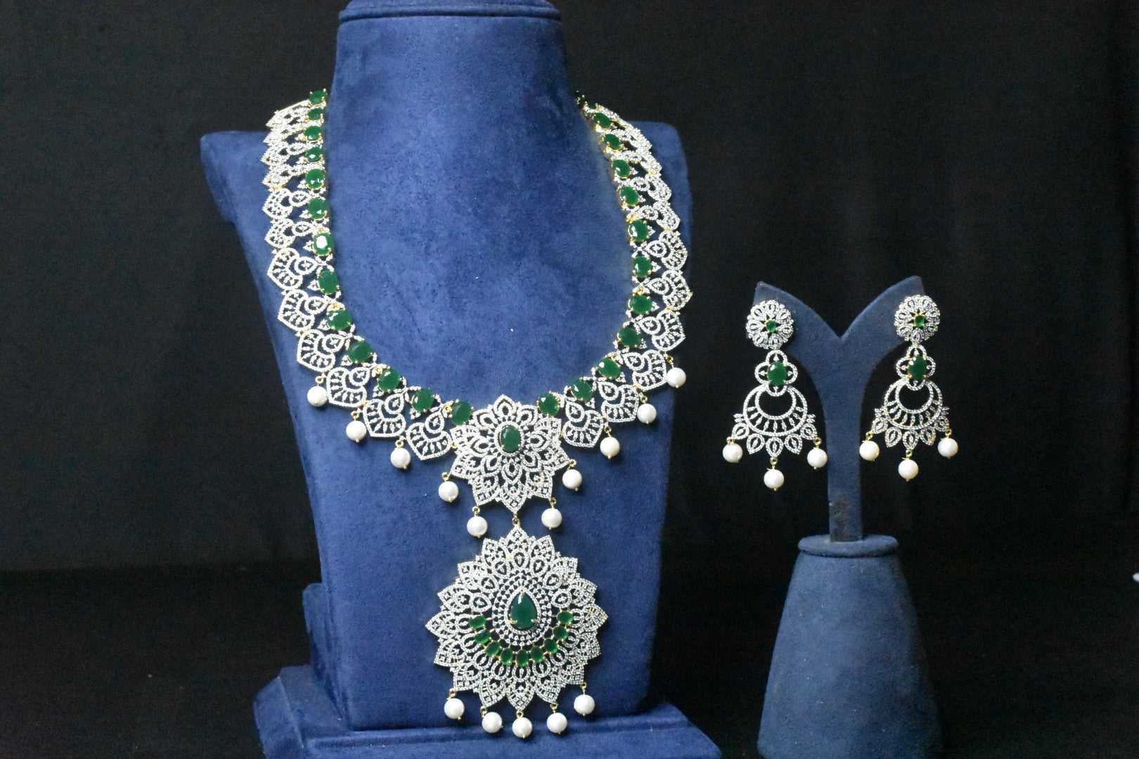 Bridal jewellery set hot sale one gram gold