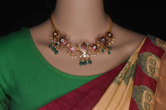 Beautiful Real Kundan Necklace set