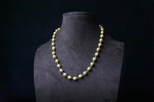 One Gram Gold Gold South Sea Pearl Beads Mala