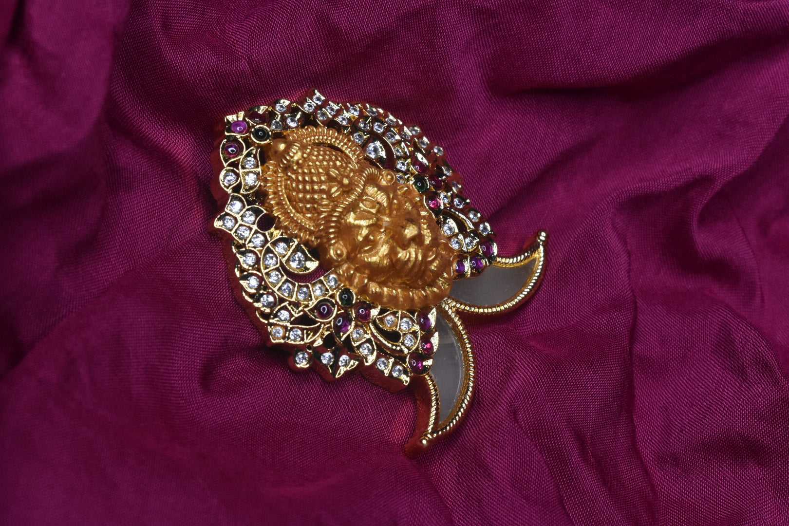 One Gram Gold Narasimha Swamy Puligoru pendant