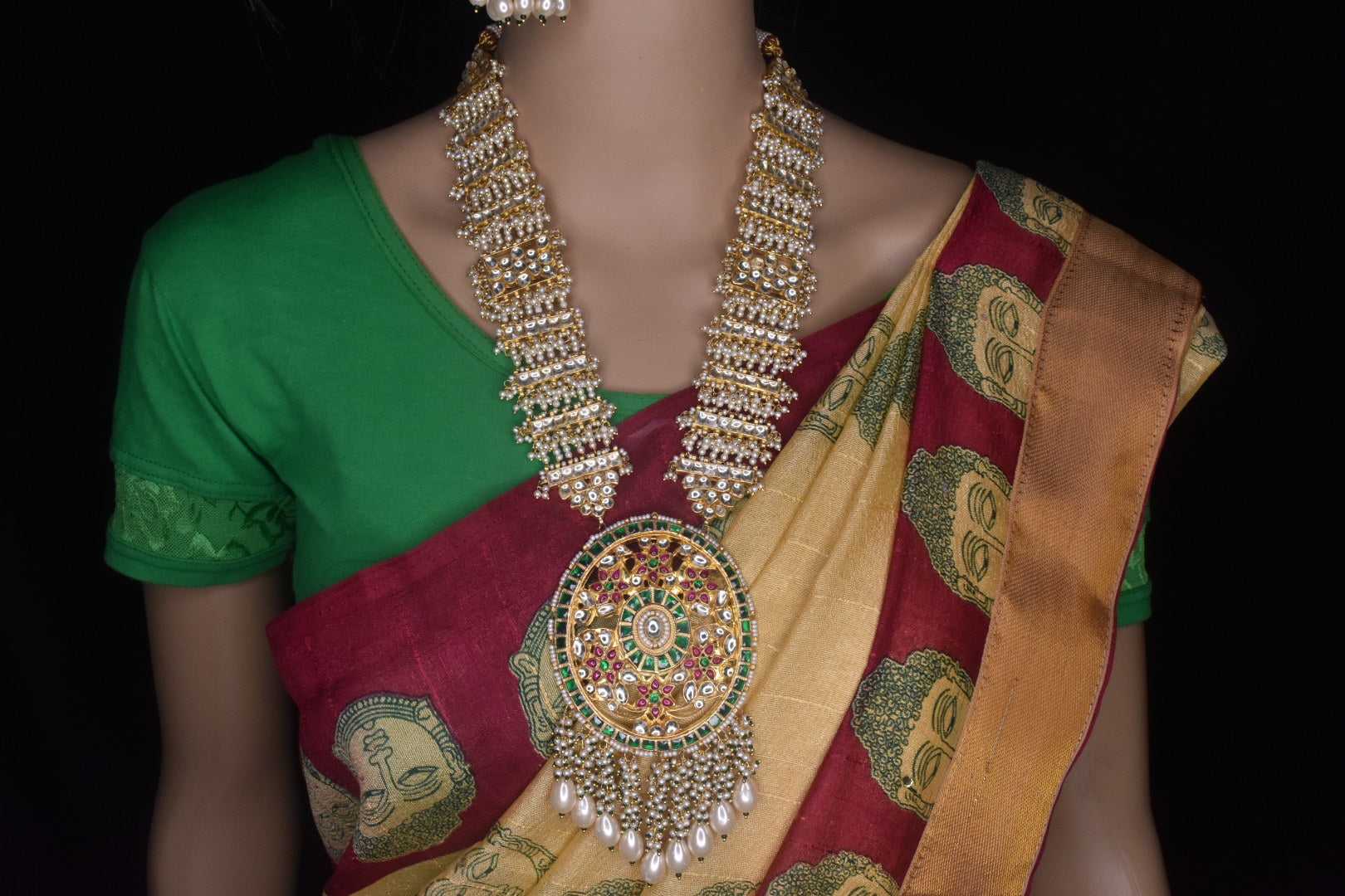 kundan Handmade Rani Haram