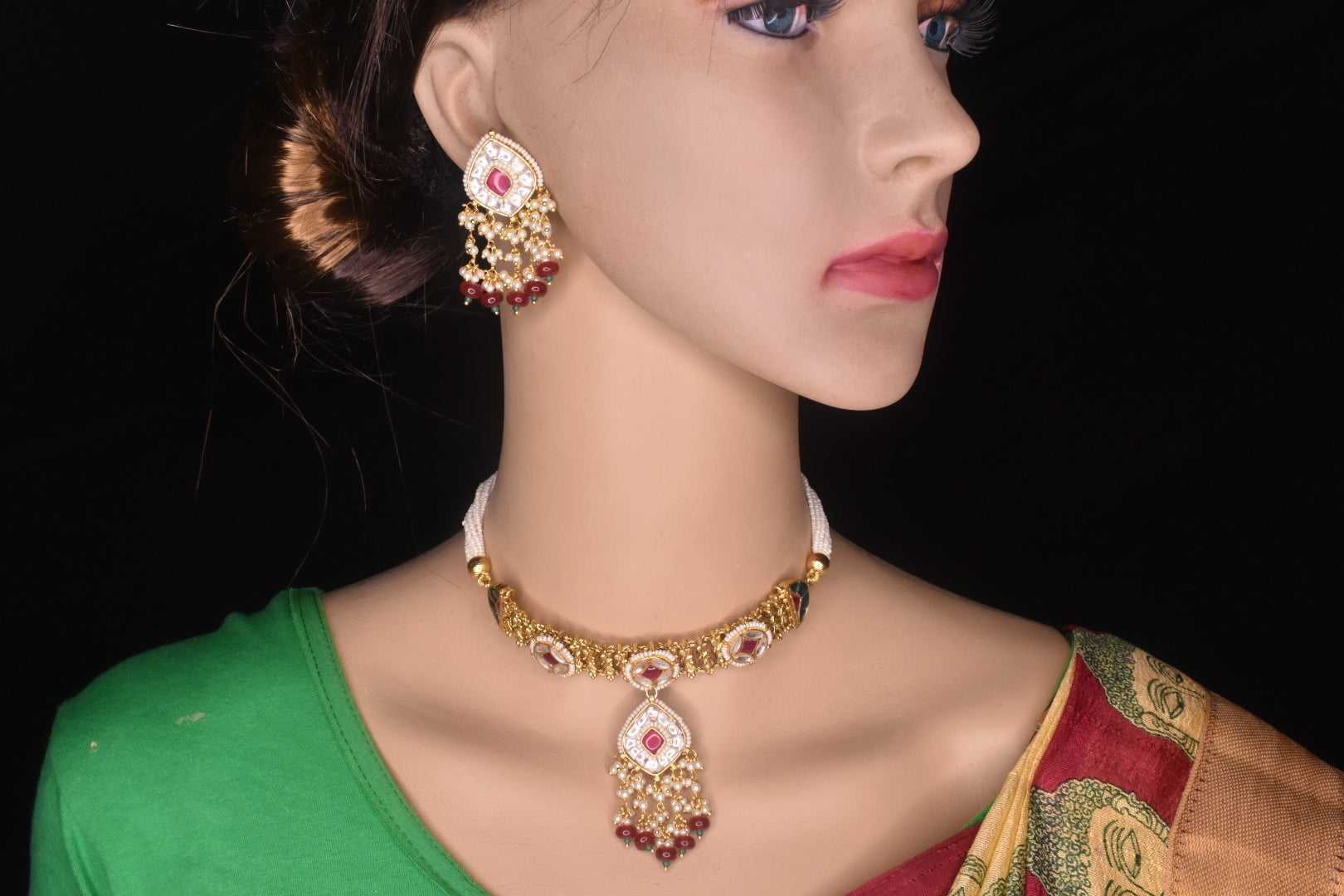 handmade Kundan choker