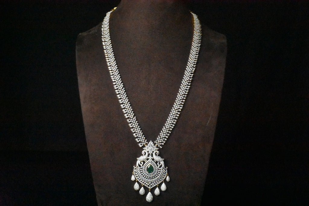 American Diamond Necklace Earring Set