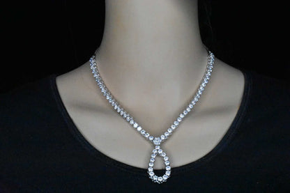 Single Line Solitaire necklace