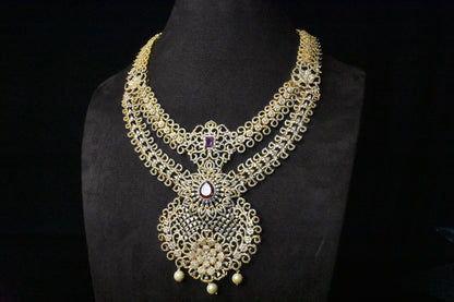 American Diamond Layered Necklace