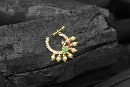 One Gram Gold South Indian Traditional Nath By Asp Fashion Jewellery 