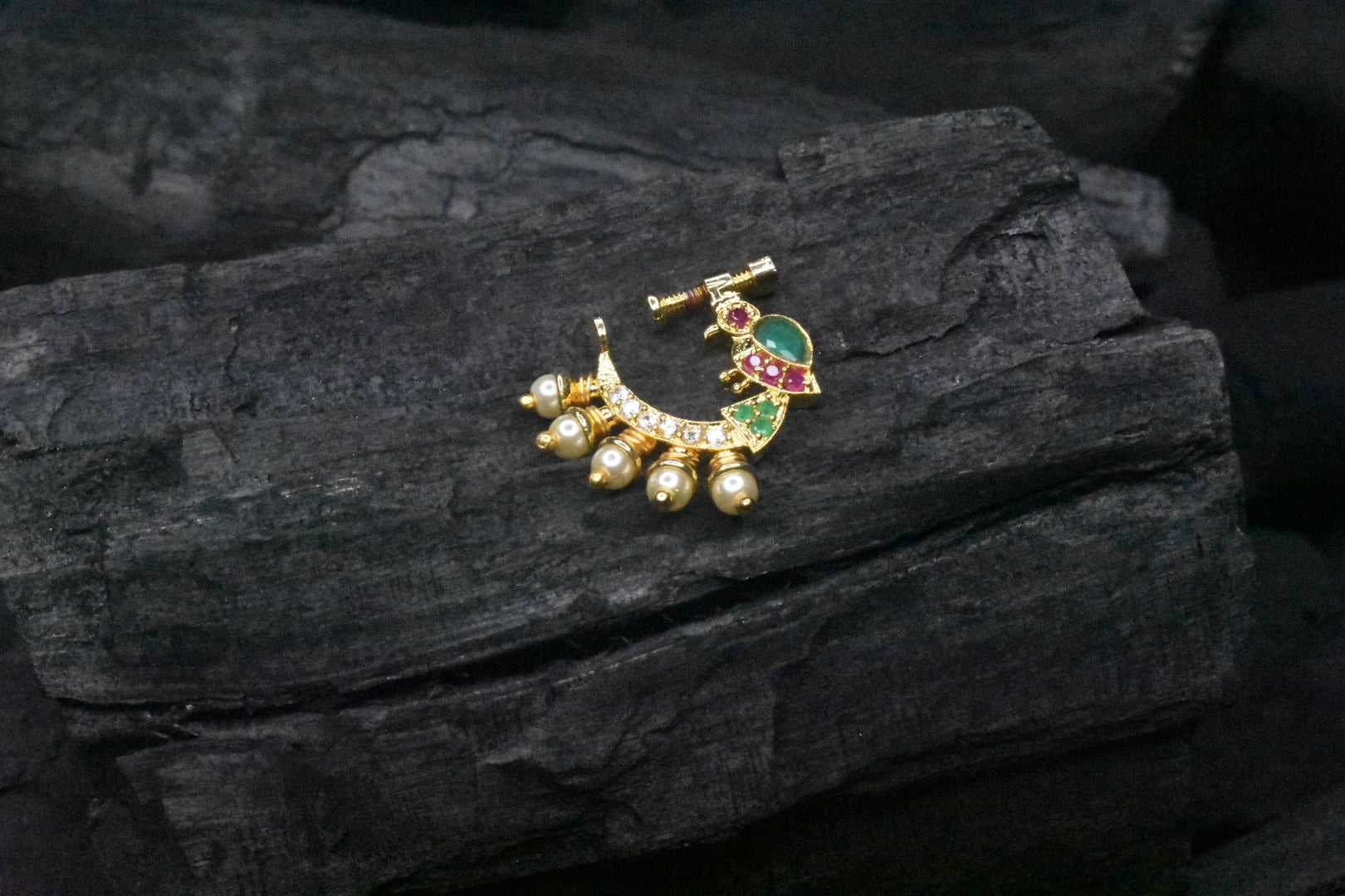 Beautiful South indian traditionl nose ring