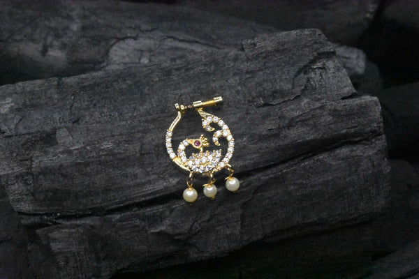 South Indian Peacock Shaped Nath