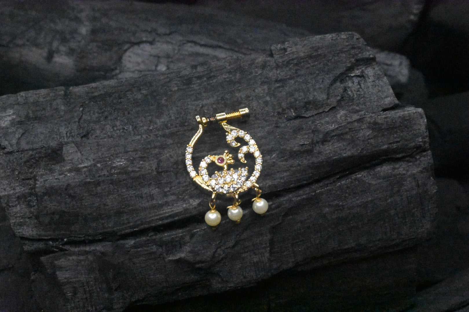 South Indian Peacock Shaped Nath