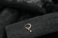 Simple Diamond Studded Piercing Nose Ring for Women