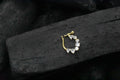 American Diamond Studded Designer Nose Ring for Girls