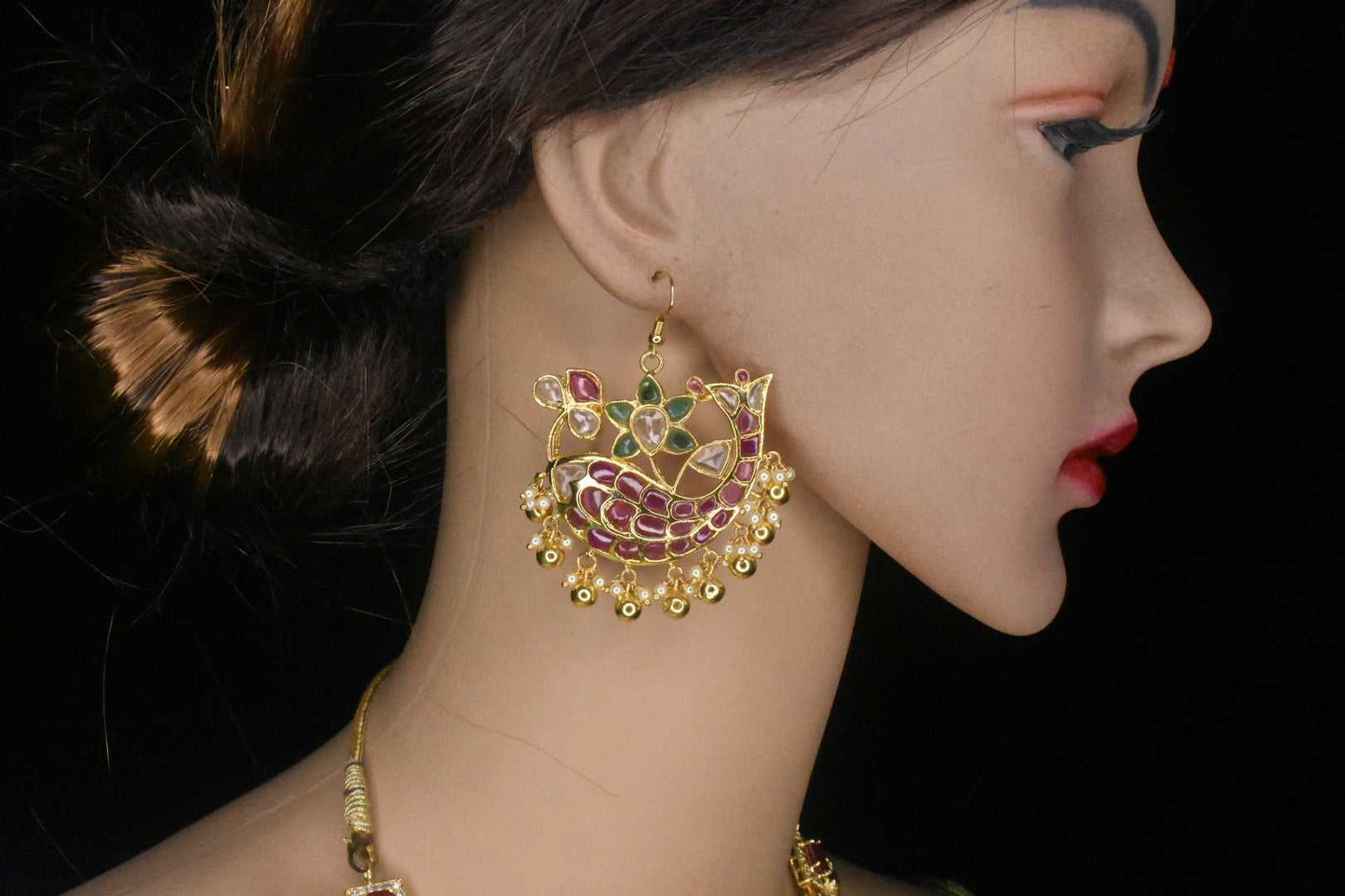 Kempu Earrings