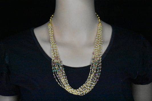 Pearls bunch necklace