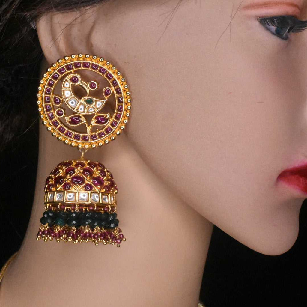 Ruby & Kundan Stone's Earrings