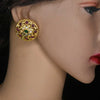Polki With Ruby Stone's Studs