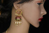 Jadau Ruby & Emralds Jumka