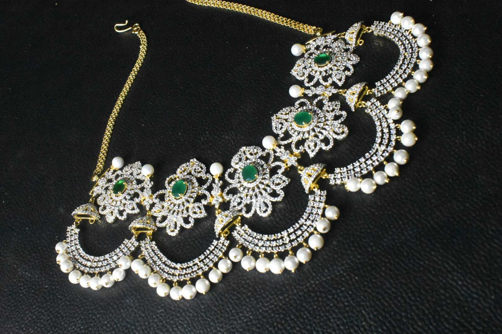 American Diamond Necklace Set
