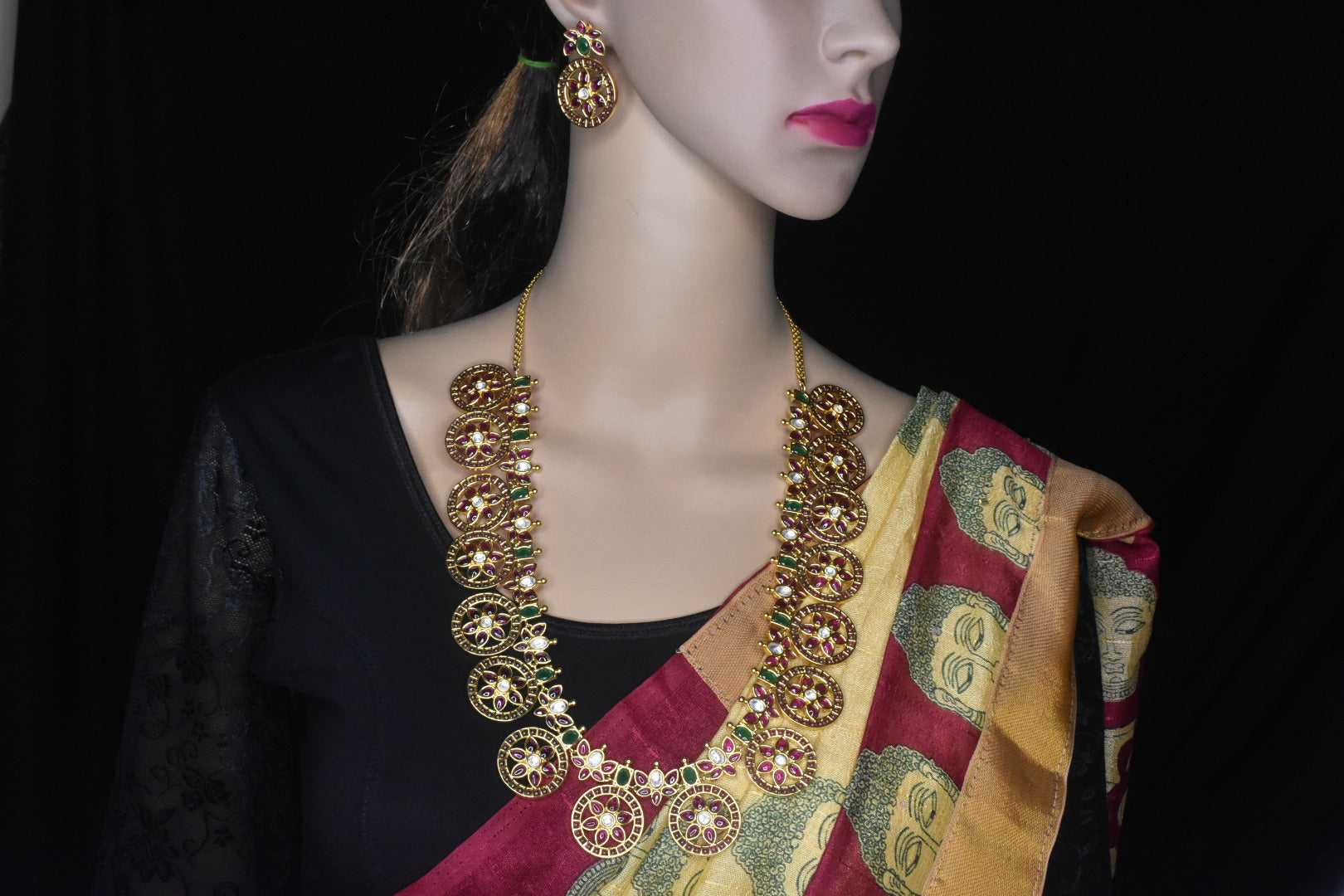 Bottu mala necklace | India jewelry, Mala necklace, Jewllery