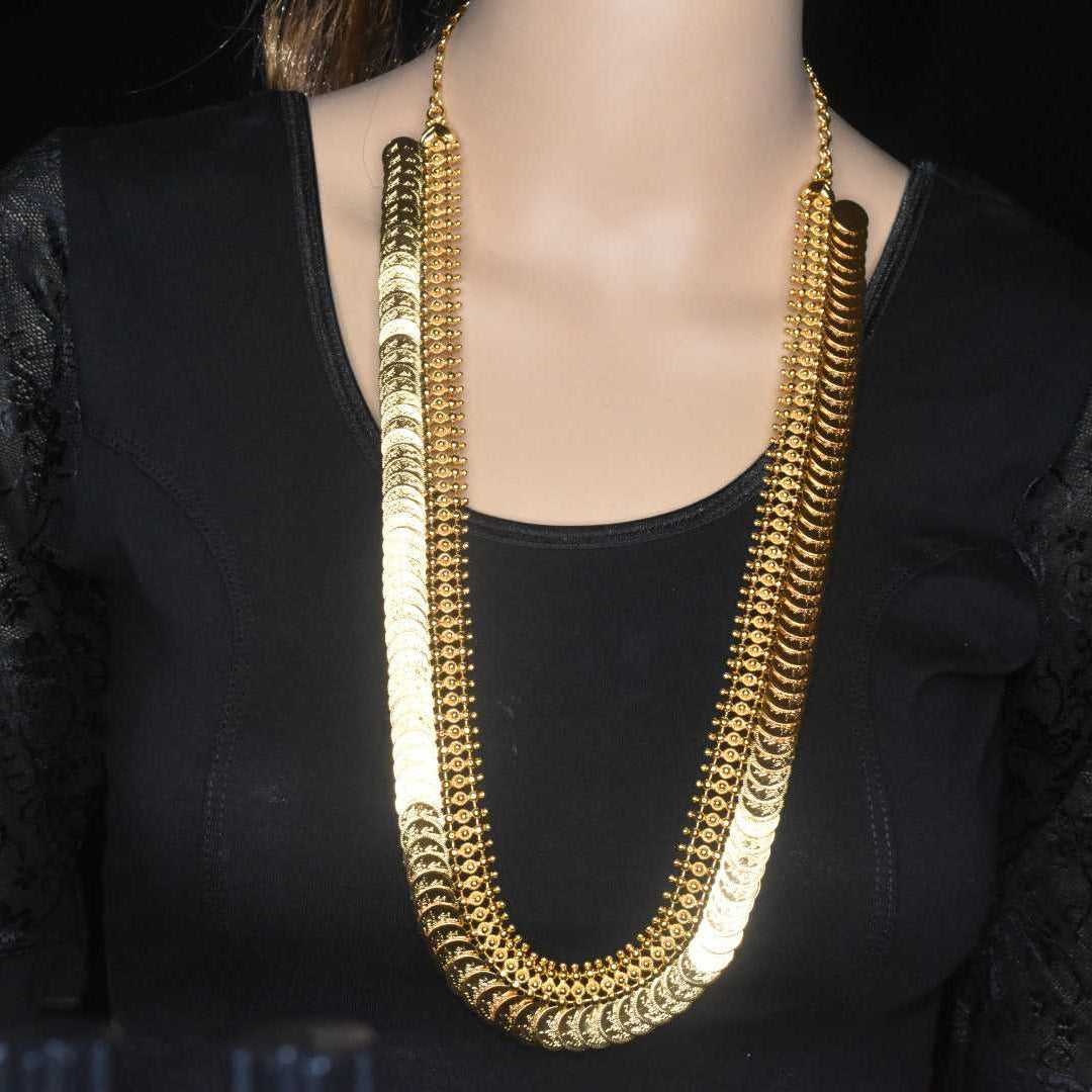 One Gram Gold Kasluaperu Long Haram For Telugu Bride By Asp Fashion Jewellery 