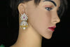 4 in 1 detachable diamond jhumkas