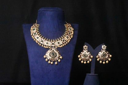Pachi Kundan Necklace