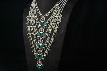 Pearls Satlada Haar Pearls Satlada Haar By Asp Fashion Jewellery 