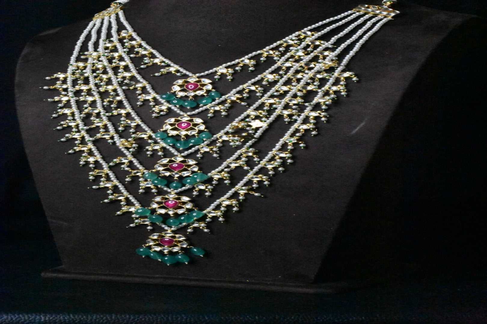 Pearls Satlada Haar Pearls Satlada Haar By Asp Fashion Jewellery 