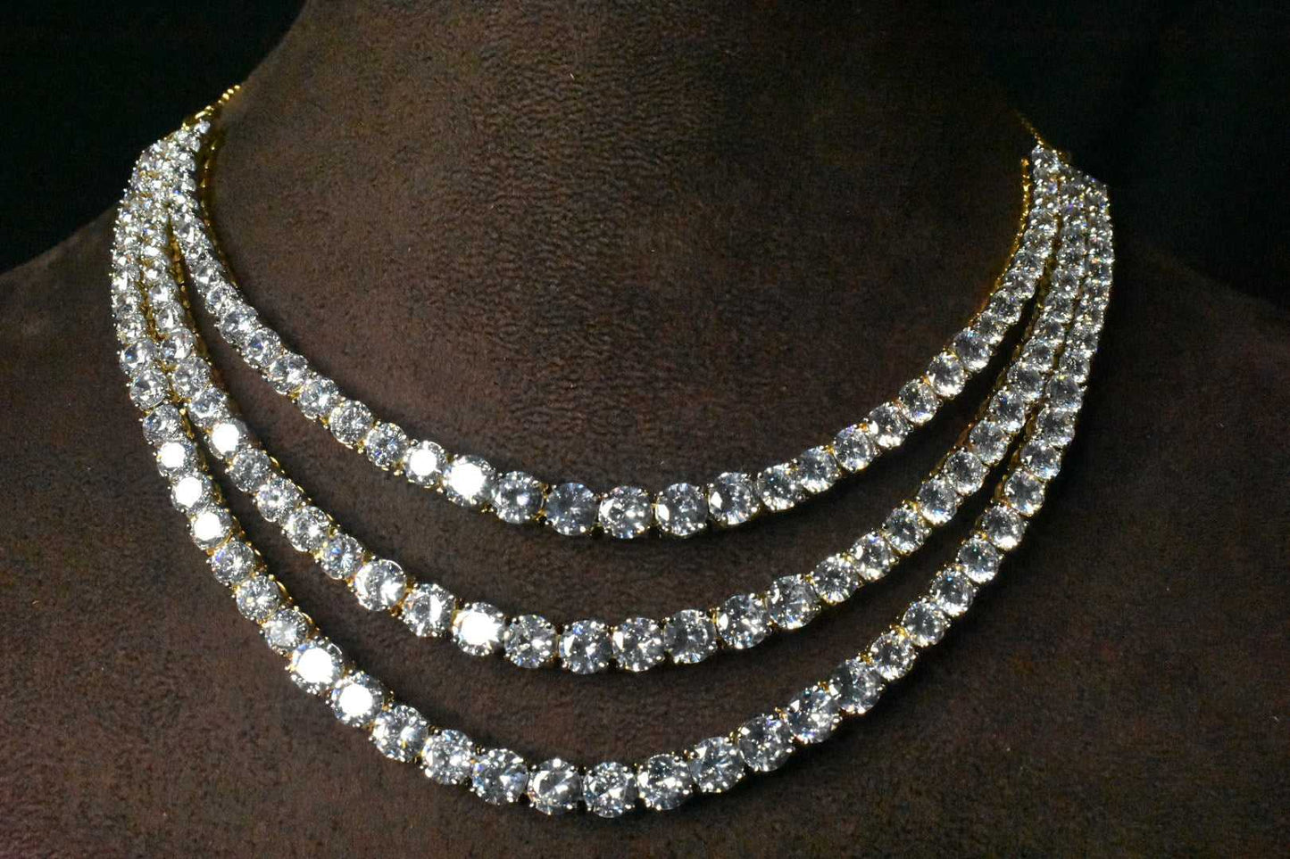 3 layer Diamond Necklace