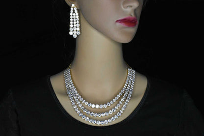 3 layer Diamond Necklace