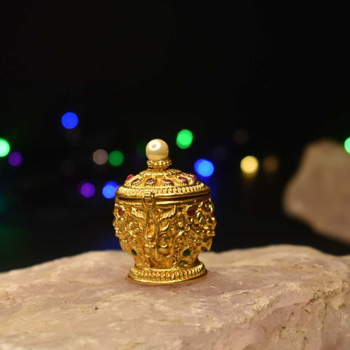 One Gram Gold Kumkum Box