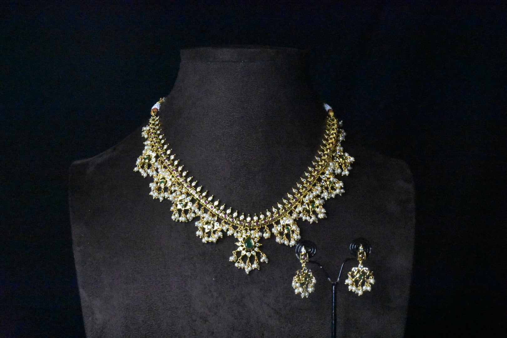 Traditional Guttapusalu Necklace Set