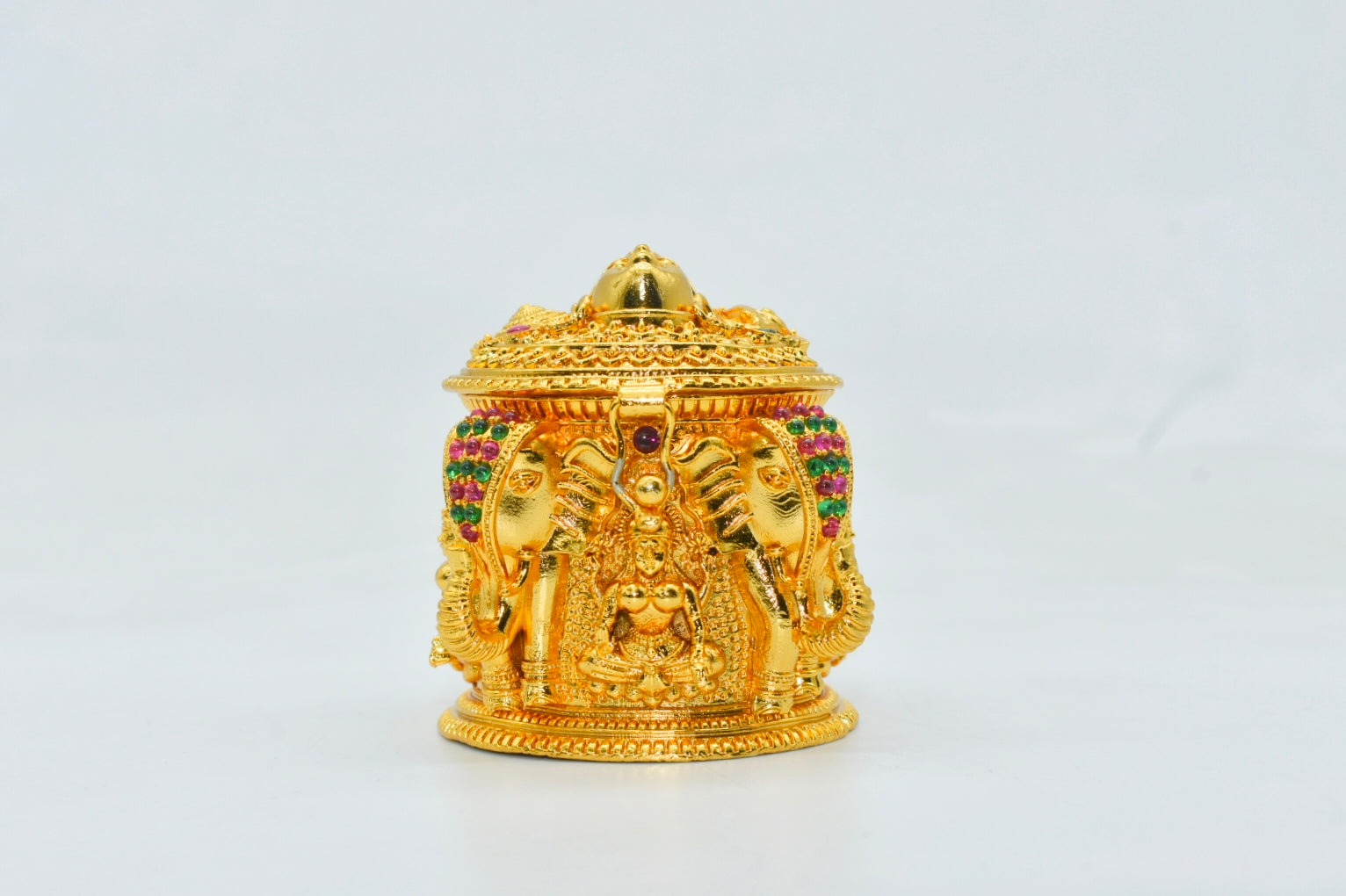 Silver Plated Kumkum Sindoor Box