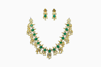 Polki &Ruby Emerald Necklace