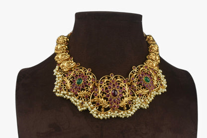 Ihita Antique Necklace Set By Asp Fashion Jewellery 