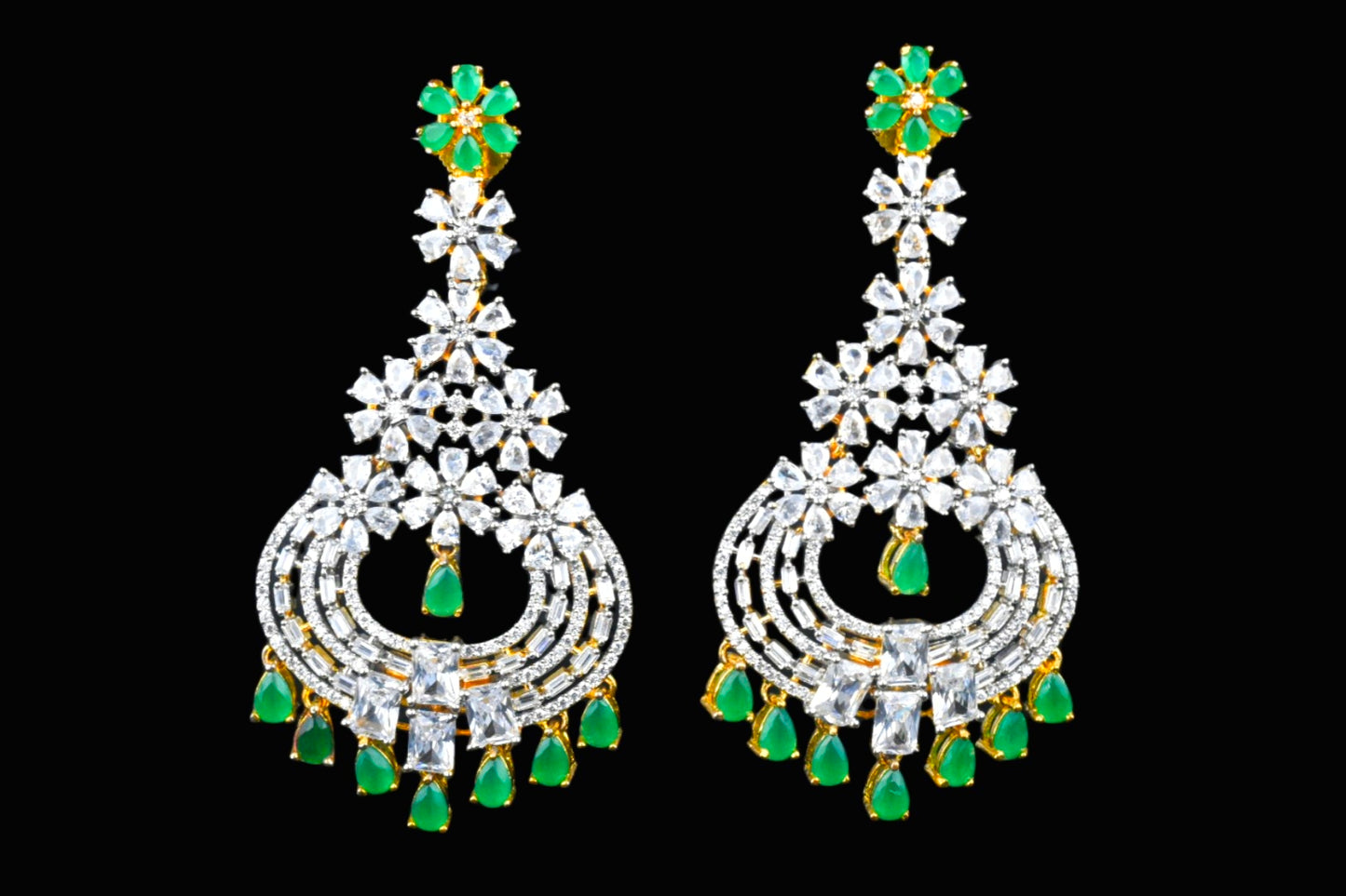 diamond chandelier earrings