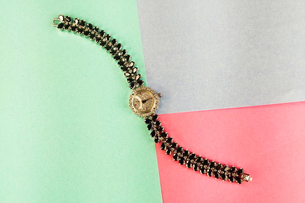 Silver Plated CZ Watch for Women - Elegant Floral Design | Premium Quality