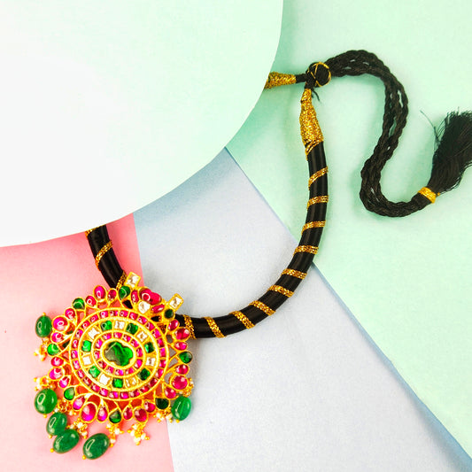 Kundan Pendant with Dori Necklace By Asp Fashion Jewellery