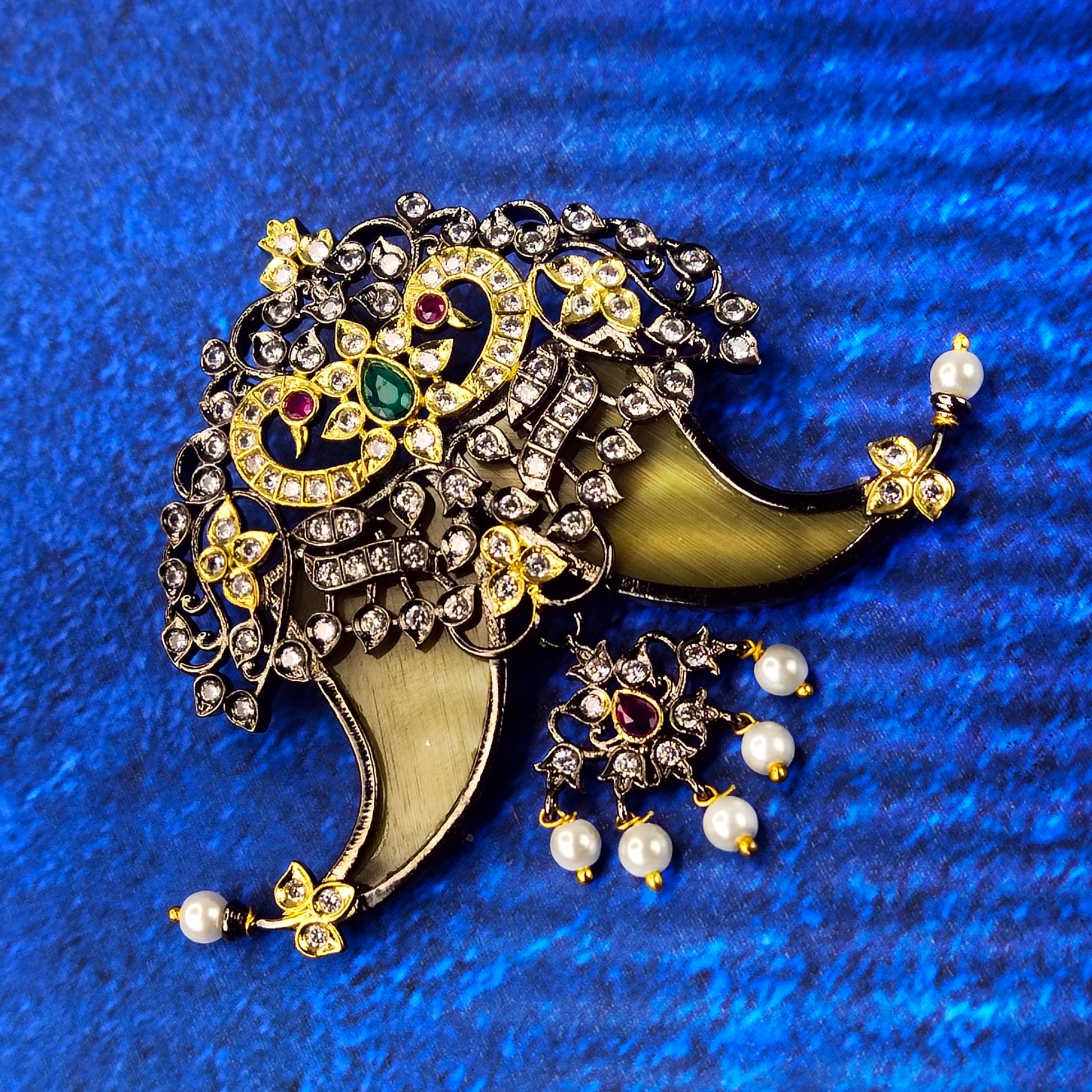 Victorian Cz Puligoru Pendant Set By Asp Fashion Jewellery