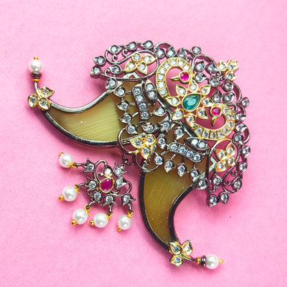 Victorian Cz Puligoru Pendant Set By Asp Fashion Jewellery