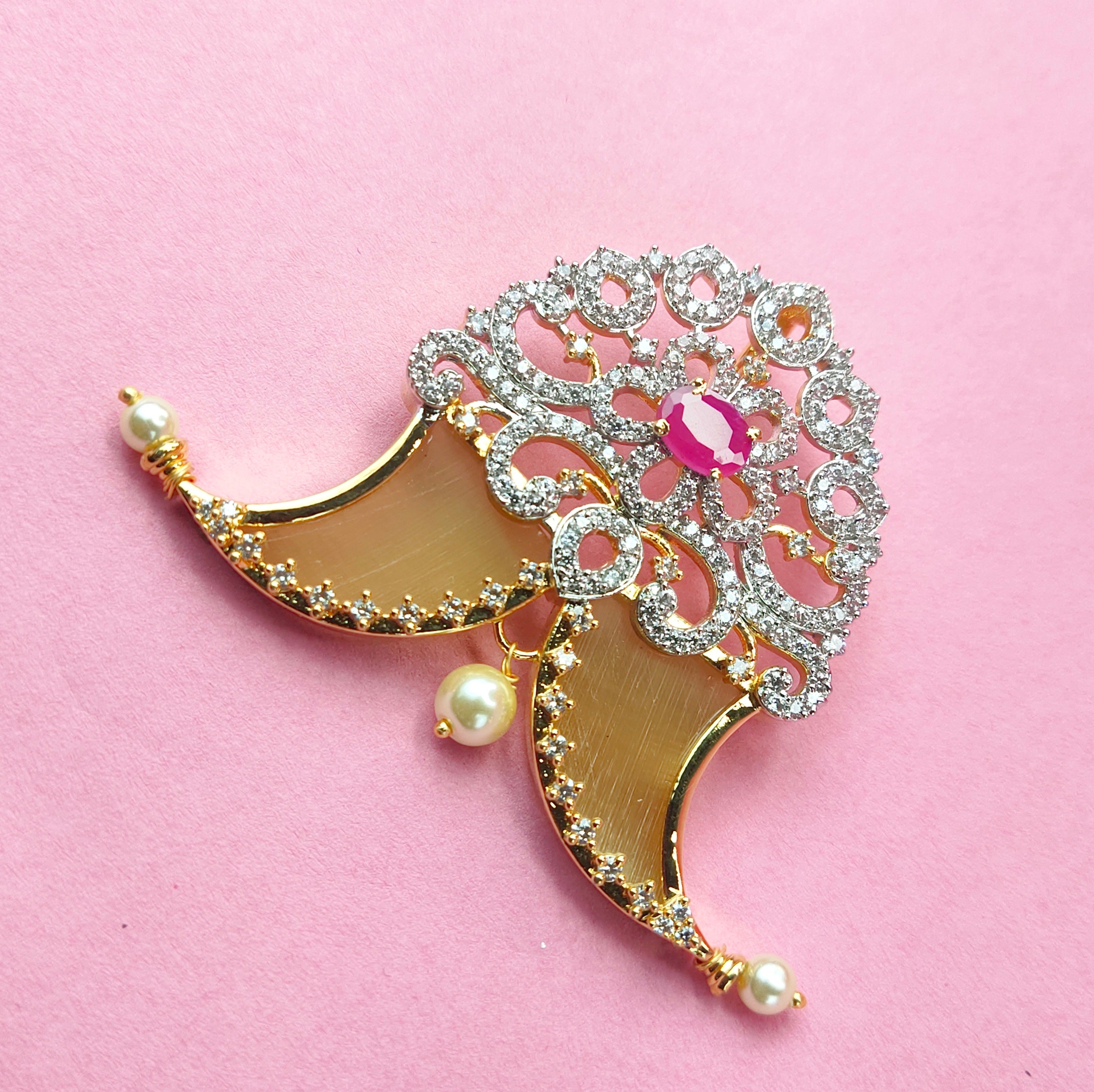 American Diamonds Puligoru Pendant Set By Asp Fashion Jewellery