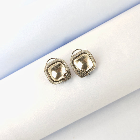 Moissanite Victorian Studs Earrings By Asp Fashion Jewellery