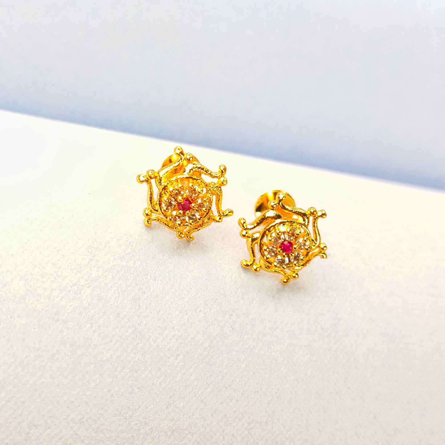 Daily Wear Small One Gram Gold Earrings By Asp Fashion Jewellery