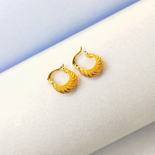 Stylish Gold Plated Bali Earrings By Asp Fashion Jewellery