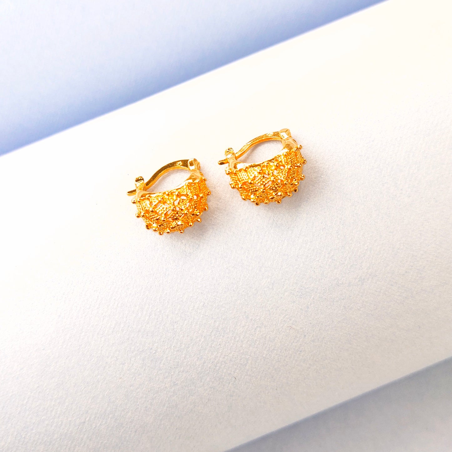 Stylish Gold Plated Bali Earrings By Asp Fashion Jewellery