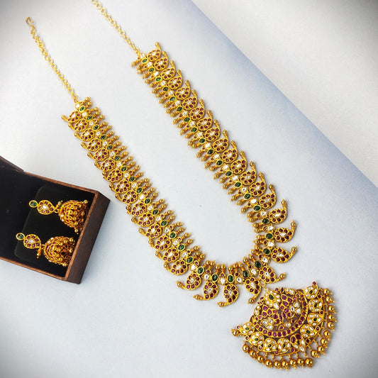 Drop Mangomala Necklace  By Asp Fashion Jewellery