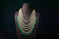 Tanzanite Polki Panchlada Haar - Five Layer Necklace | Asp Fashion