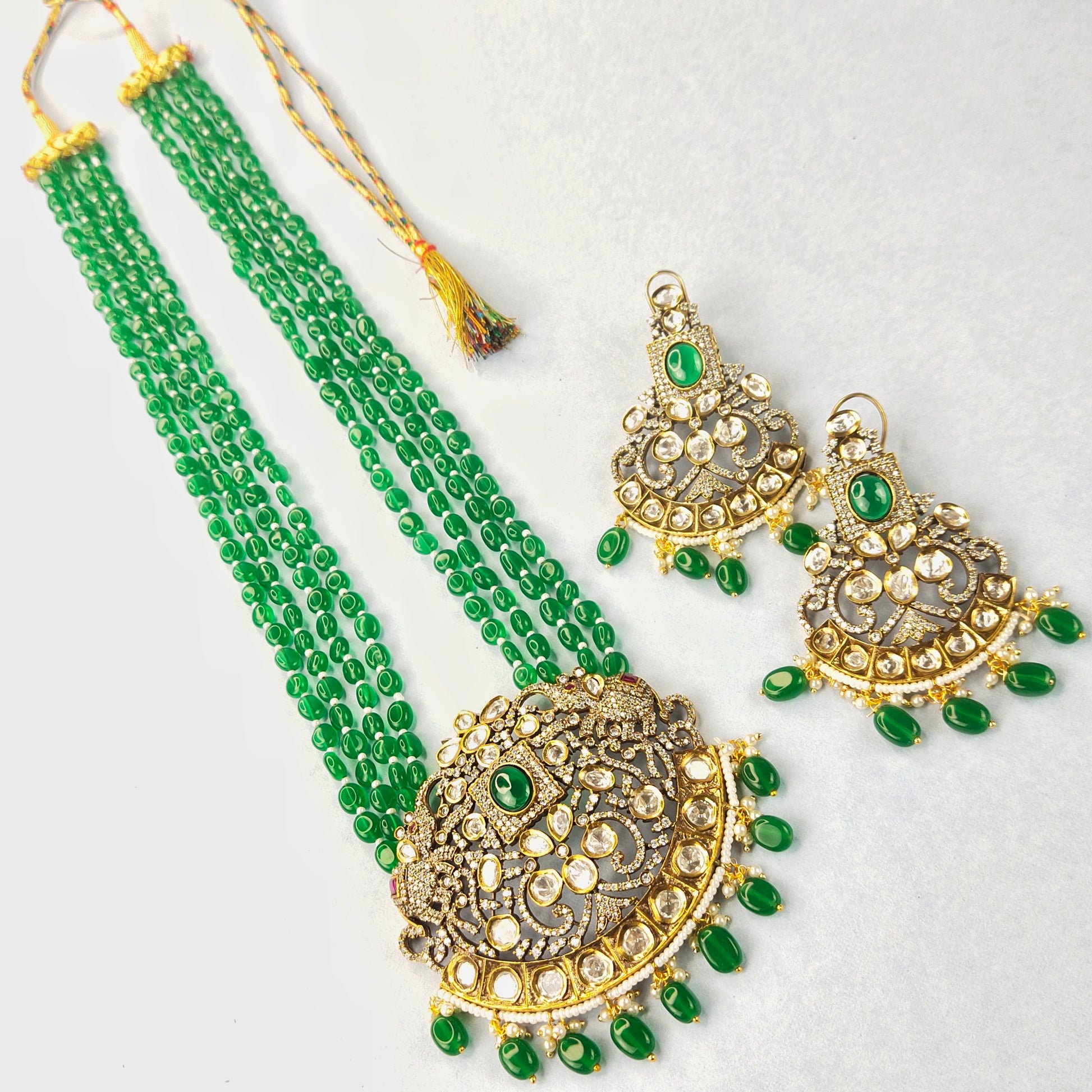 Polki Victorian Necklace set By Asp Fashion Jewellery