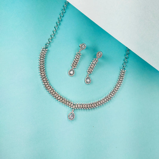 Cz Necklace Set By Asp Fashion Jewellery