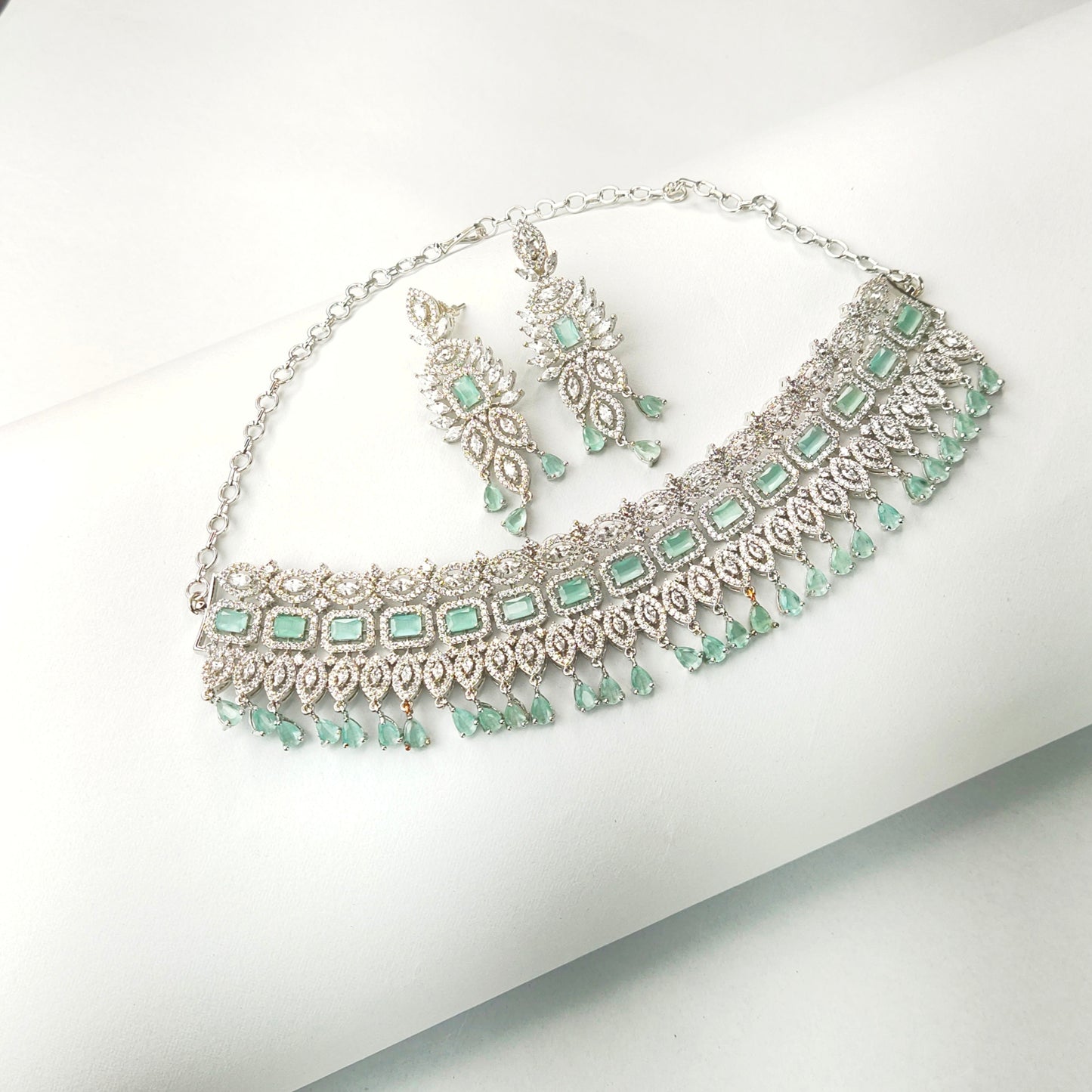 CZ Choker Set By Asp Fashion Jewellery