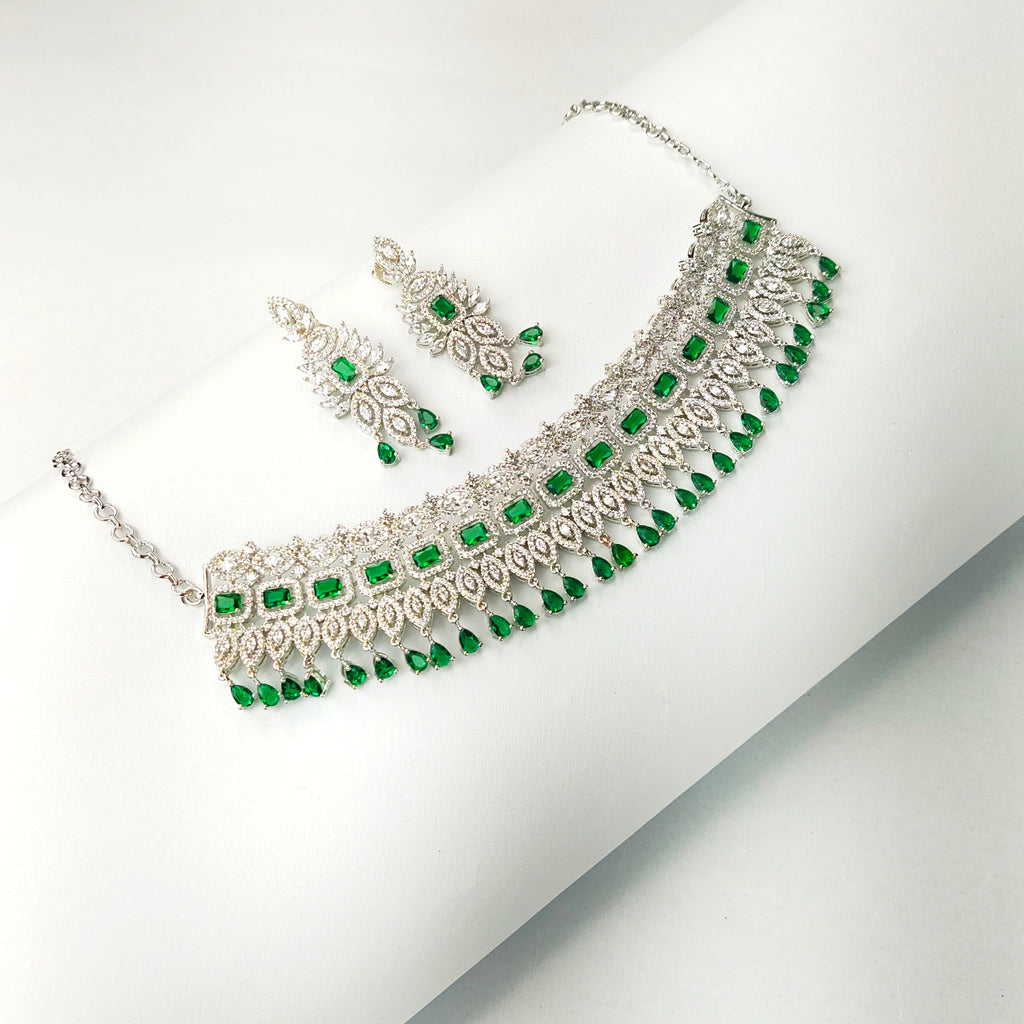 CZ Choker Set By Asp Fashion Jewellery